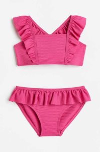 Abajo De Bikini H&M Flounced Niños Rosas | 934126ZFP