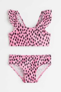 Abajo De Bikini H&M Ruffle-trimmed Niños Azules Claro | 041953BMK