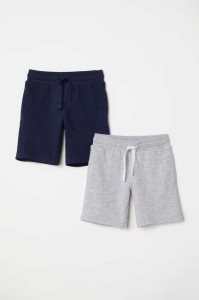 Bermudas H&M 2-pack Niños Grises Claro Azules | 857469APE