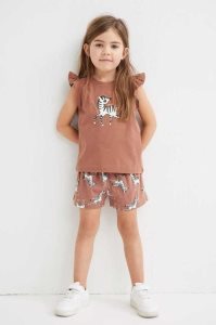 Bermudas H&M 3-pack Jersey Niños Marrom | 327195FVI