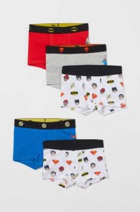 Bermudas H&M 5-pack Boxer Niños Azules | 931874BZS