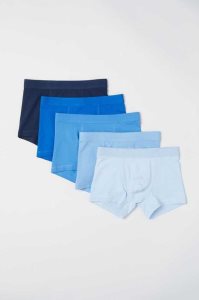 Bermudas H&M 5-pack Boxer Niños Negros Grises | 351479PHC