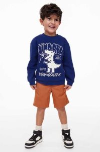 Bermudas H&M Algodon Chino Niños Rojos Naranjas | 763890SNJ