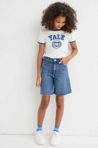 Bermudas H&M Algodon Denim Bermuda Niños Azules Azules Claro | 543792OBV