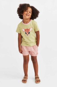 Bermudas H&M Algodon Niños Rosas Claro | 410652NRY