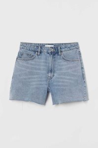 Bermudas H&M Denim High Cintura Mujer Naranjas Claro | 027483LCN