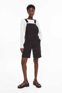 Bermudas H&M Denim Overall Mujer Azules | 718490LNW