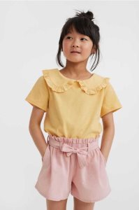 Bermudas H&M Linen-blend Niños Rosas Oscuro | 064537XIU