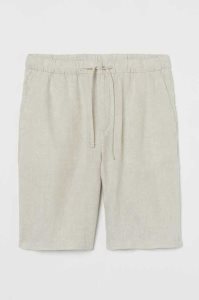 Bermudas H&M Relaxed Fit Hombre Beige Claro | 357189EXW