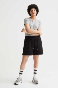 Bermudas H&M Sweatshorts Mujer Amarillos Claro | 706182LKP