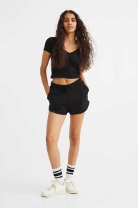 Bermudas H&M Sweatshorts Mujer Morados Claro | 597342ICE