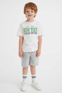 Bermudas H&M Sweatshorts Niños Grises Claro | 425967EJM