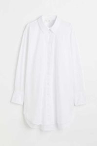 Blusas H&M Long Algodon Shirt Mujer Rosas | 765893UXE