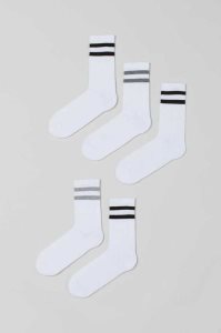 Calcetines H&M 5-pack Hombre Blancos | 924710WCX