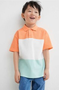 Camisas H&M Algodon Pique Polo Niños Azules Claro | 053841OQE