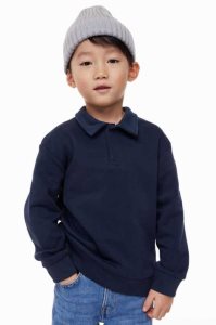 Camisas H&M Collared Niños Azul Marino Azules | 501893JCB