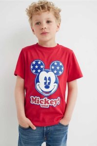 Camisas H&M Glitter-print Niños Rojos | 315927RZP