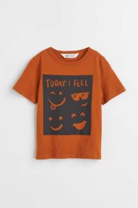 Camisas H&M Printed Niños Azules Oscuro | 597168BLI