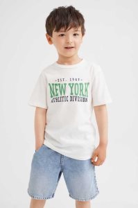 Camisas H&M Printed Niños Negros | 681750FHN