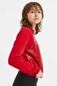 Camisas H&M Sweatshirt Niños Rojos | 104397QVI