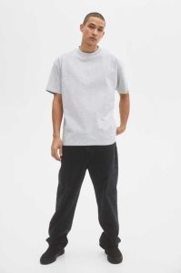 Camiseta H&M Oversized Fit Algodon Hombre Naranjas | 604852HRQ