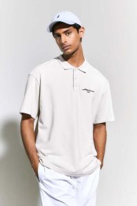 Camiseta H&M Relaxed Fit Polo Hombre Beige Oscuro | 564703QZH