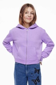 Chaquetas H&M Encapuchado Niños Morados Claro | 798230OMH