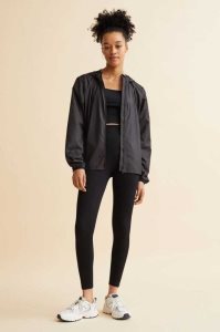 Chaquetas H&M Encapuchado Windbreaker Mujer Negros | 651729CHZ