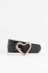 Cinturones H&M Heart-buckle Mujer Negros | 782416YLA