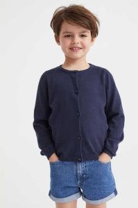 Cárdigan H&M Fine-knit Algodon Niños Azul Marino Azules | 583769JBF