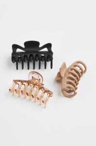 Equipo H&M 3-pack Hair Claws Mujer Beige Claro Rosas | 530479GUD