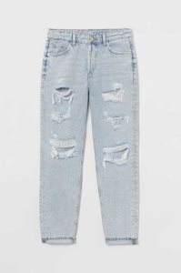 Jeans H&M Boyfriend Low Regular Mujer Azules Claro | 635842EGD