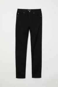 Jeans H&M Flaco High Mujer Grises Oscuro | 619547DGN
