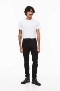 Jeans H&M Flaco Hombre Azules Oscuro | 092185DLW