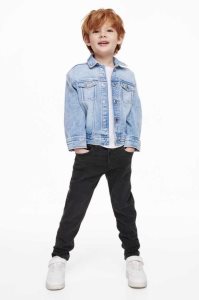 Jeans H&M Relaxed Tapered Fit Niños Azules Oscuro | 693218LOR