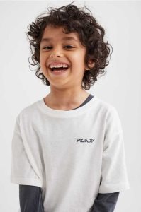 Jersey H&M 2-pack Algodon Shirts Niños Blancos | 196287RNB