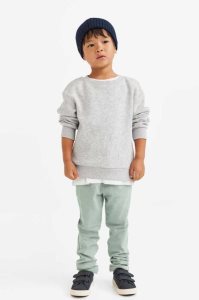 Jersey H&M 2-pack Slub Joggers Niños Verdes Oscuro Verdes Claro | 504679BGE