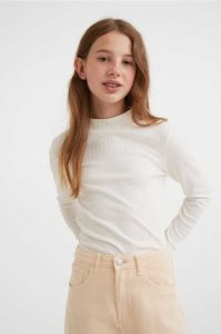 Jersey H&M Acanalado Mock Turtleneck Top Niños Rosas | 549608JNW