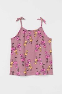 Jersey H&M Bow-detail Tank Top Niños Rosas | 649253HQE