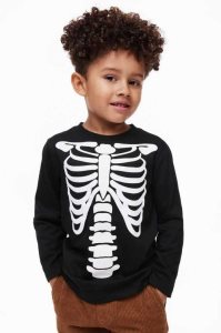 Jersey H&M Printed Shirt Niños Grises Oscuro | 362790AOB