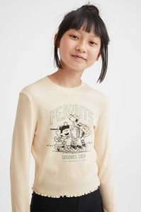 Jersey H&M Printed Top Niños Beige Claro | 148652YIP