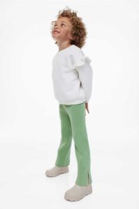 Leggins H&M Rib-knit Niños Verdes Claro | 068519JPH