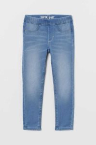 Leggins H&M Super Soft Denim Niños Azules Oscuro | 537419GRJ