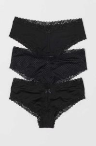 Lencería H&M 3-pack Hipster Briefs Mujer Rojos Blancos Rosas Claro | 253867BQV