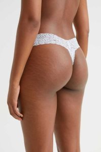 Lencería H&M 5-pack Encaje Tanga Briefs Mujer Rojos Oscuro Blancos Morados | 602184CYI