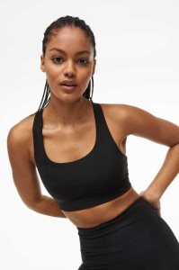 Lencería H&M DryMove Medium Support Sports bra Mujer Turquesa | 238567JLH