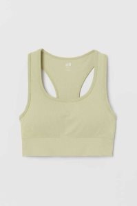 Lencería H&M DryMove Seamless Sports bra Mujer Naranjas | 142396SEI