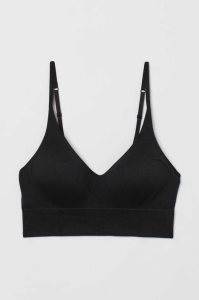 Lencería H&M Light Push-up Acanalado Bralette Mujer Blancos | 473608NFG