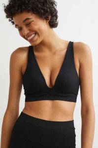 Lencería H&M Seamless Jersey Push-up Bra Mujer Blancos | 643125NFR