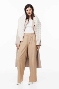 Pantalones H&M Directo Mujer Beige | 261437LSW